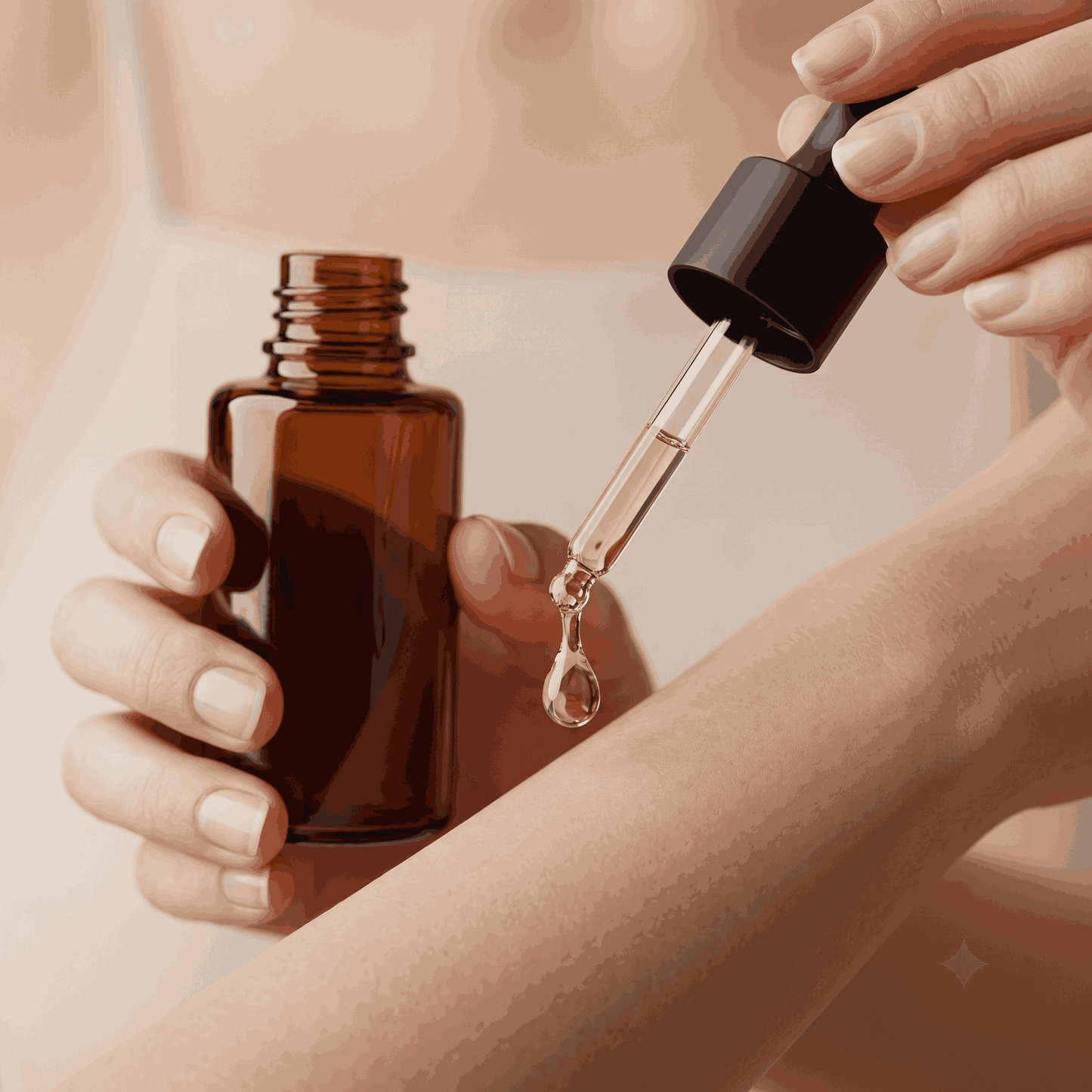 Amber Flat Shoulder Glass Serum Bottle | Empty Dropper Bottle – Wholesale Pakistan