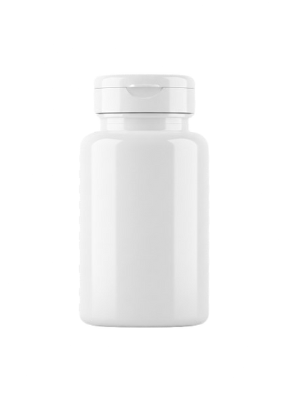 Medicine Jar with Flip Top Cap