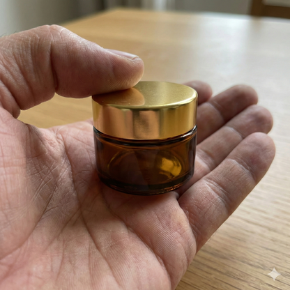 Premium Glass Jars for Shilajit & Cosmetics