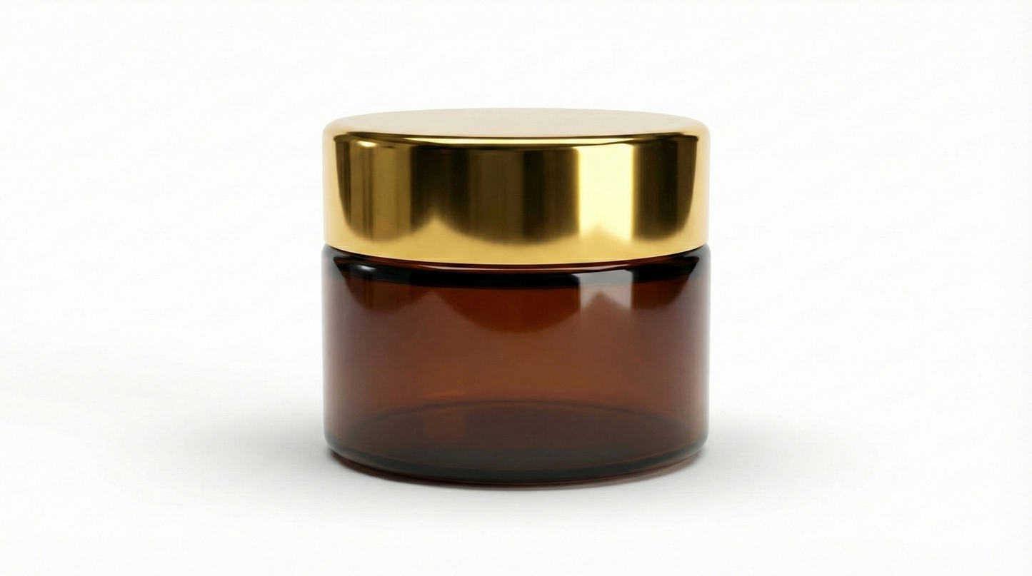 Premium Glass Jars for Shilajit & Cosmetics