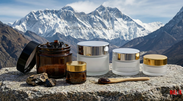 Premium Glass Jars for Shilajit & Cosmetics