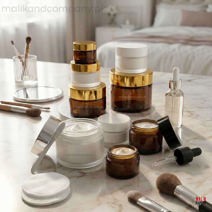 Premium Glass Jars for Shilajit & Cosmetics