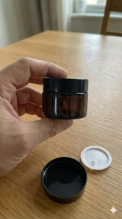 Premium Glass Jars for Shilajit & Cosmetics