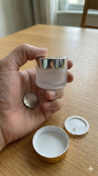 Premium Glass Jars for Shilajit & Cosmetics