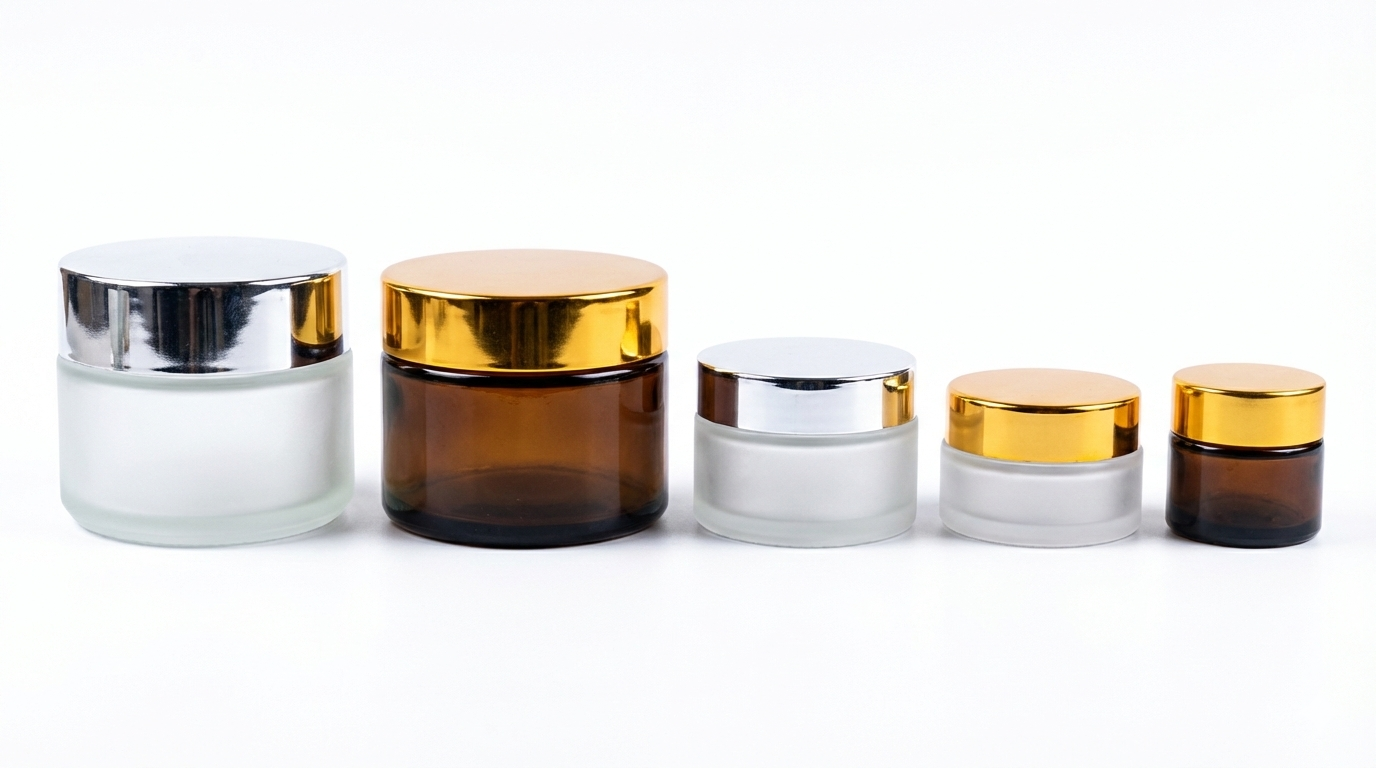 Premium Glass Jars for Shilajit & Cosmetics