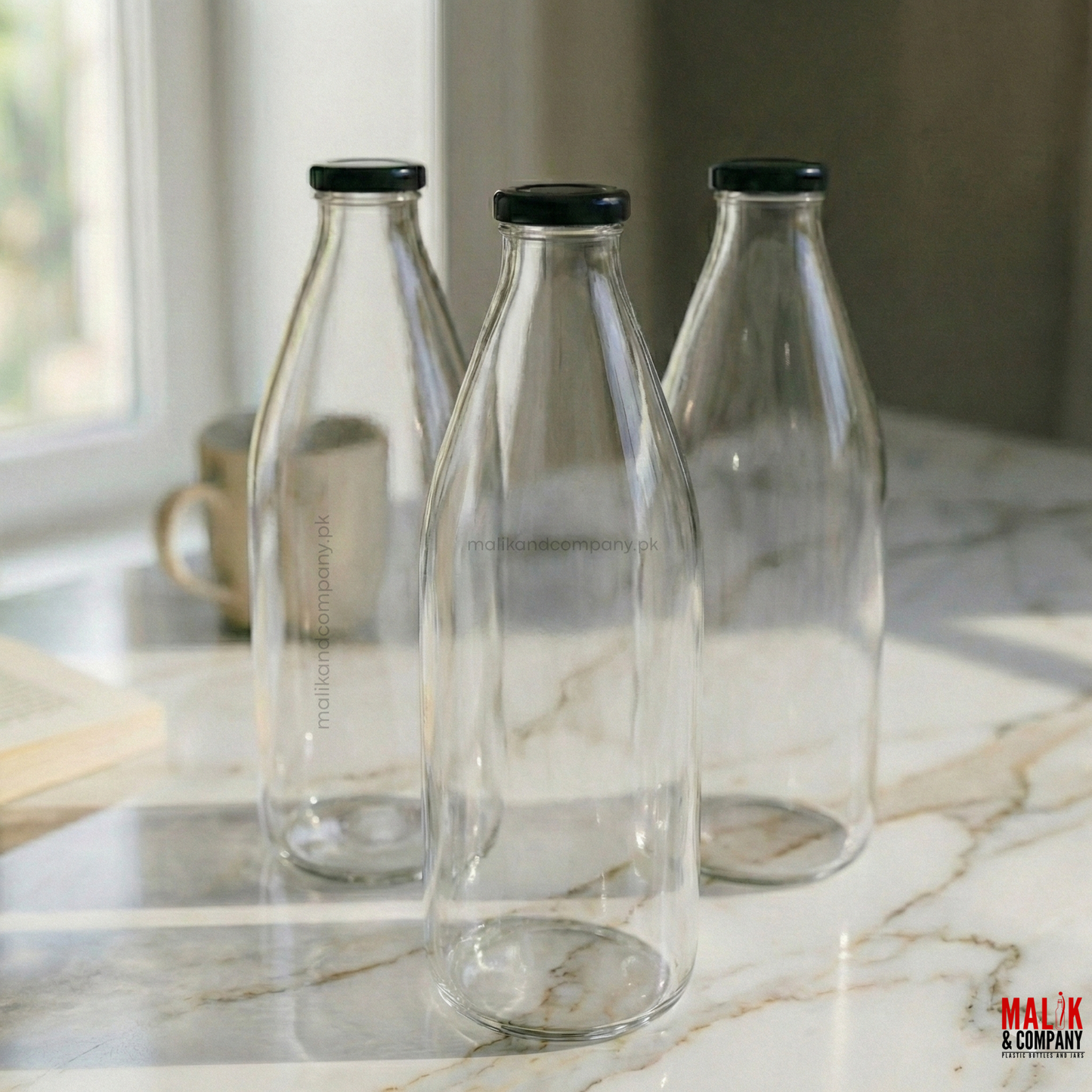 1 Litre Glass Bottle