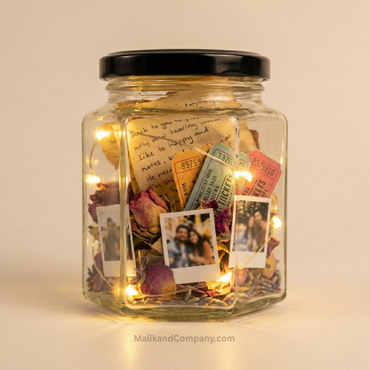 Hexagon Glass Jars - Honey, Jam, Candlewax, Sweets