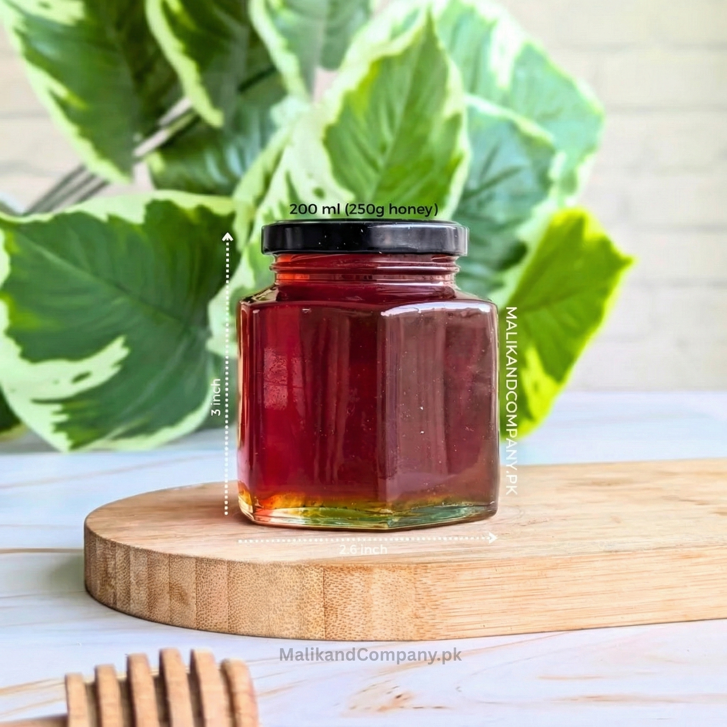 Hexagon Glass Jars - Honey, Jam, Candlewax, Sweets