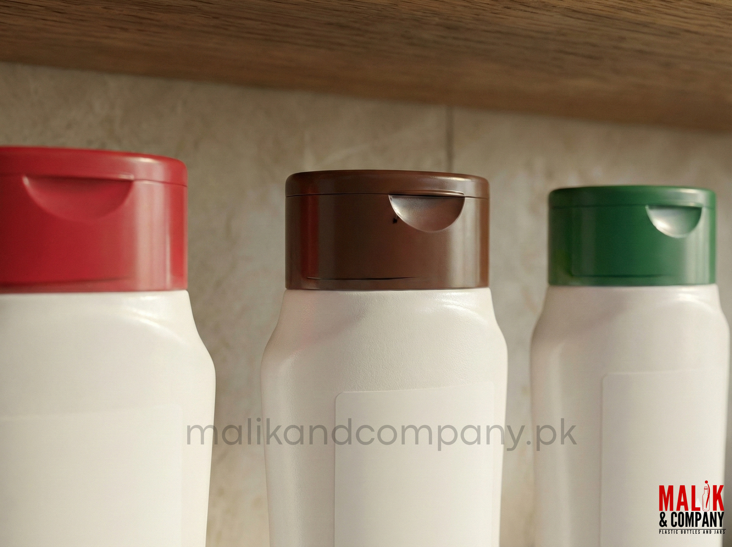 Milky White Shampoo & Lotion Bottle