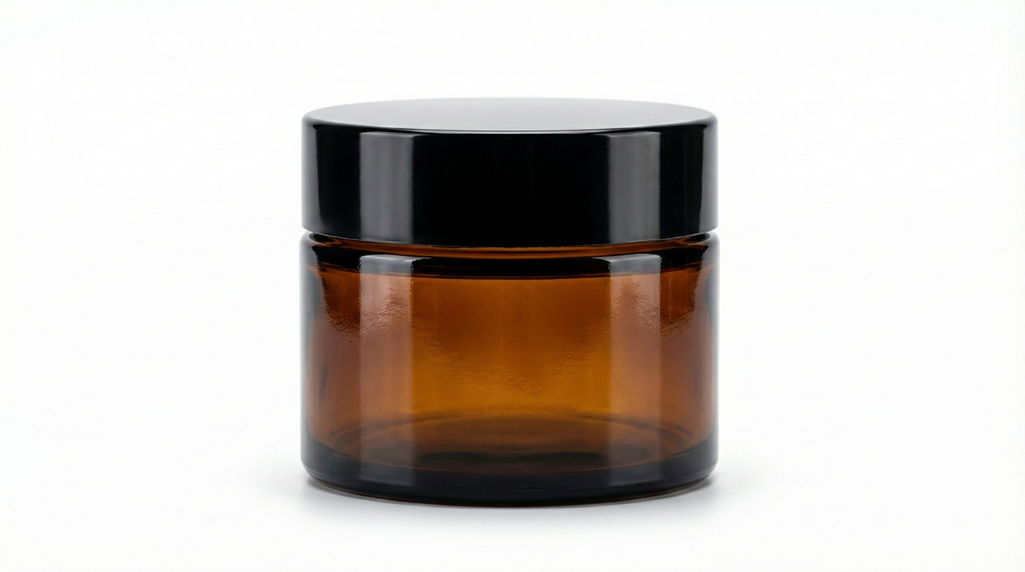 Premium Glass Jars for Shilajit & Cosmetics