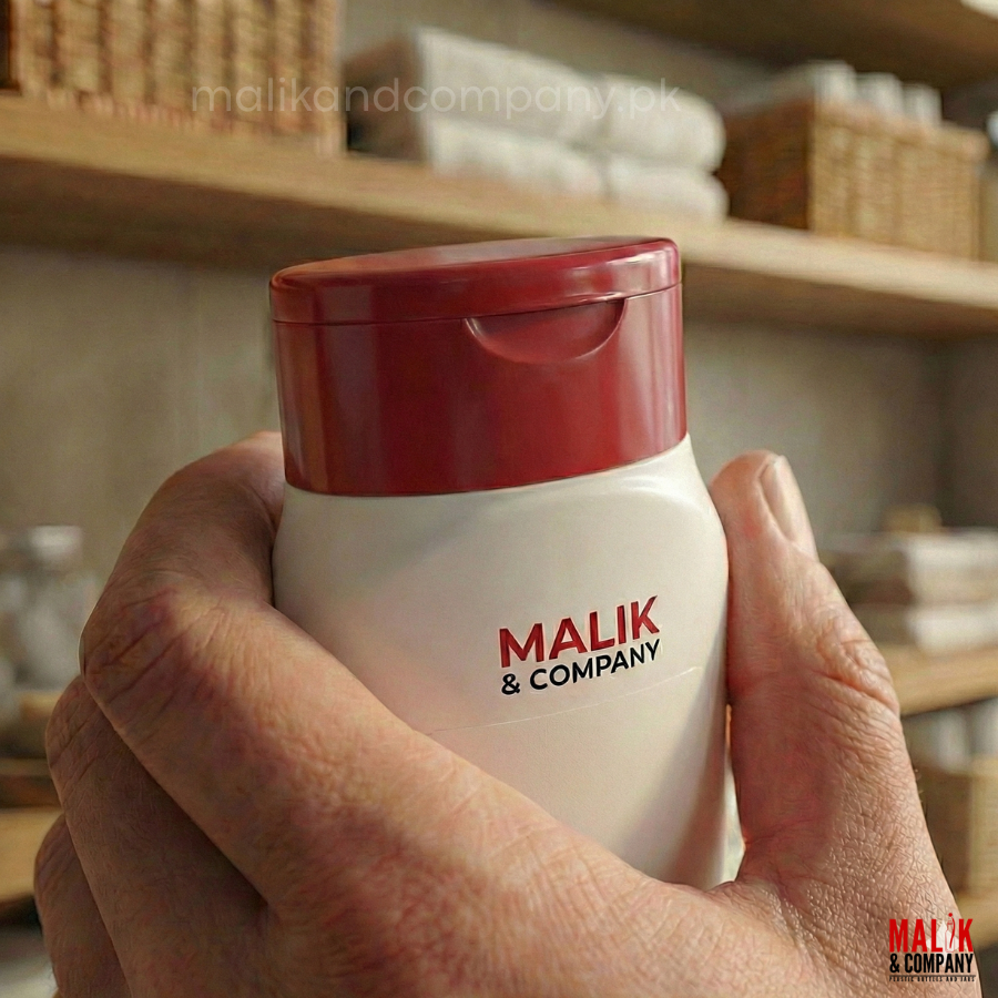 Milky White Shampoo & Lotion Bottle