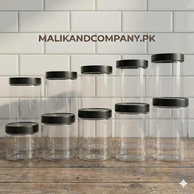 Round Cylinder Jars for Spices, Dry fruits